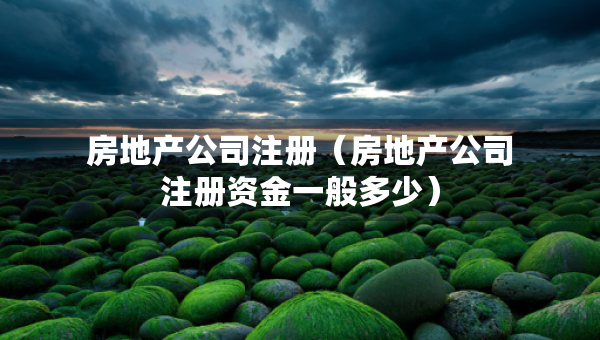 房地产公司注册（房地产公司注册资金一般多少）