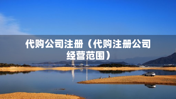 代购公司注册（代购注册公司经营范围）